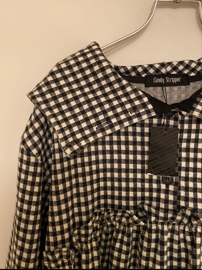 HOLIDAY GINGHAM CHECK TIERED ワンピース　ドレス