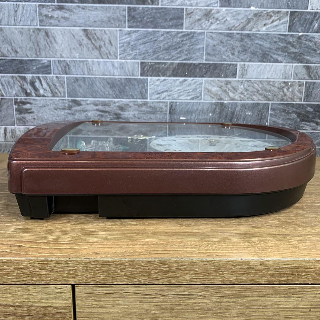 生産終了品　CITIZEN　からくり掛け時計 電波時計　パルミューズM411