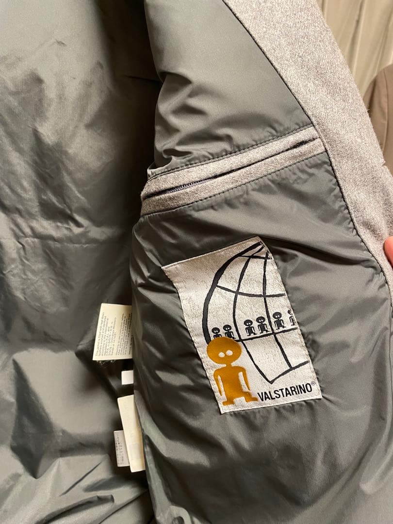 VALSTARINO グレー ダウンベスト