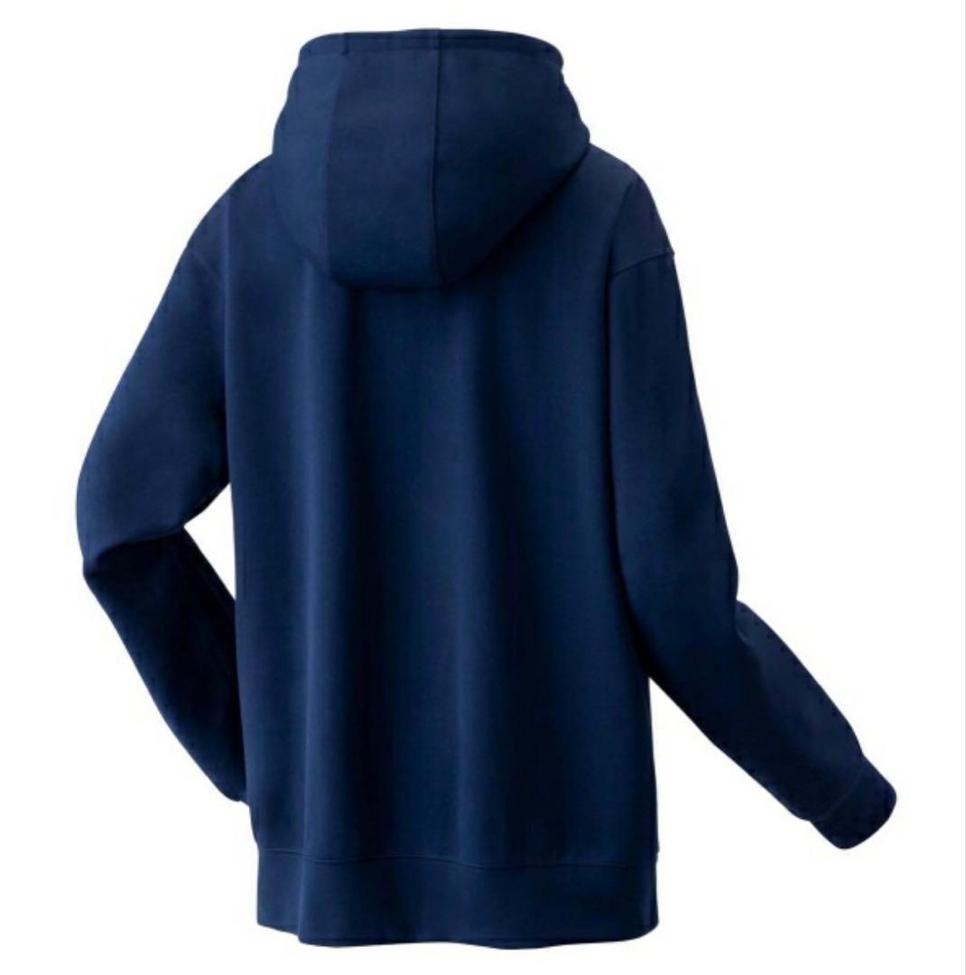 YONEX ネイビーブルー フード付きパーカー O