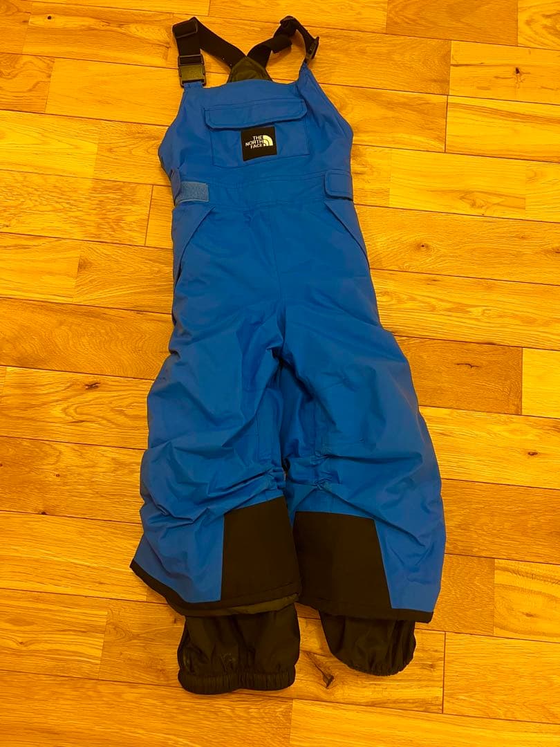 THE NORTH FACE 100cm 子ども用 スノービブ　スキーウェア 青