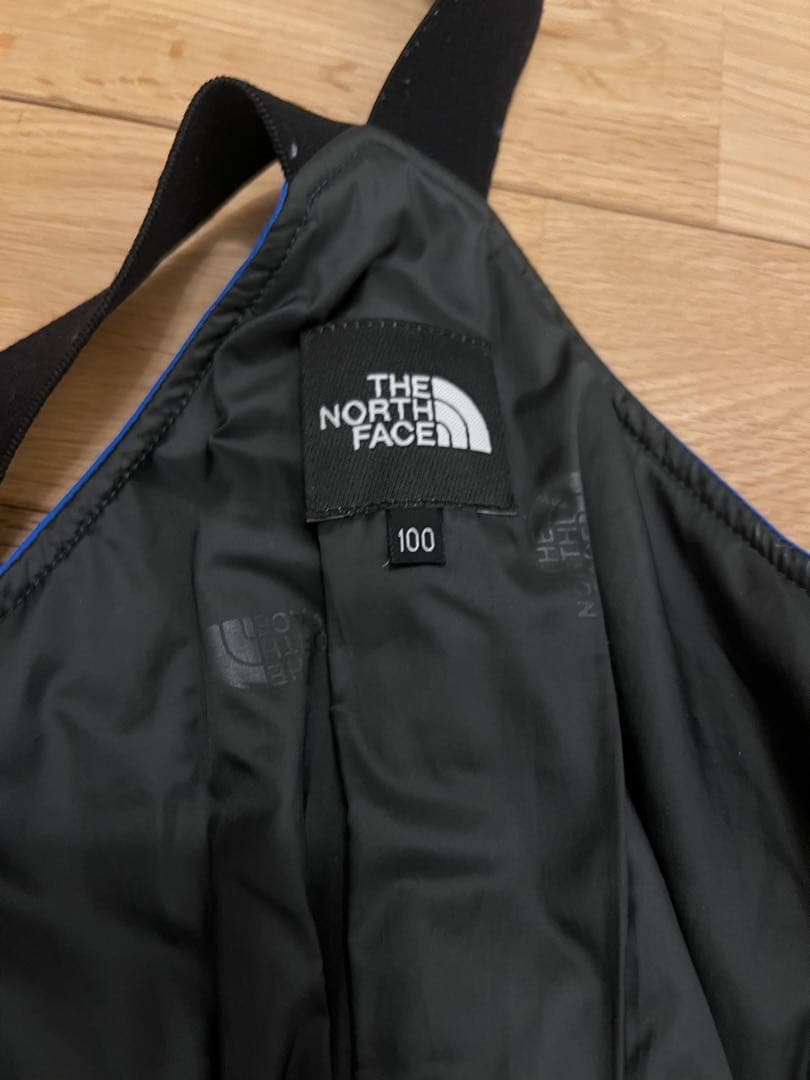 THE NORTH FACE 100cm 子ども用 スノービブ　スキーウェア 青