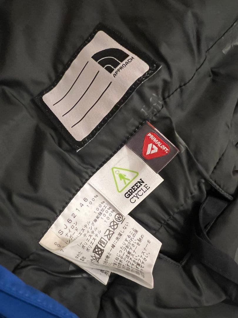 THE NORTH FACE 100cm 子ども用 スノービブ　スキーウェア 青