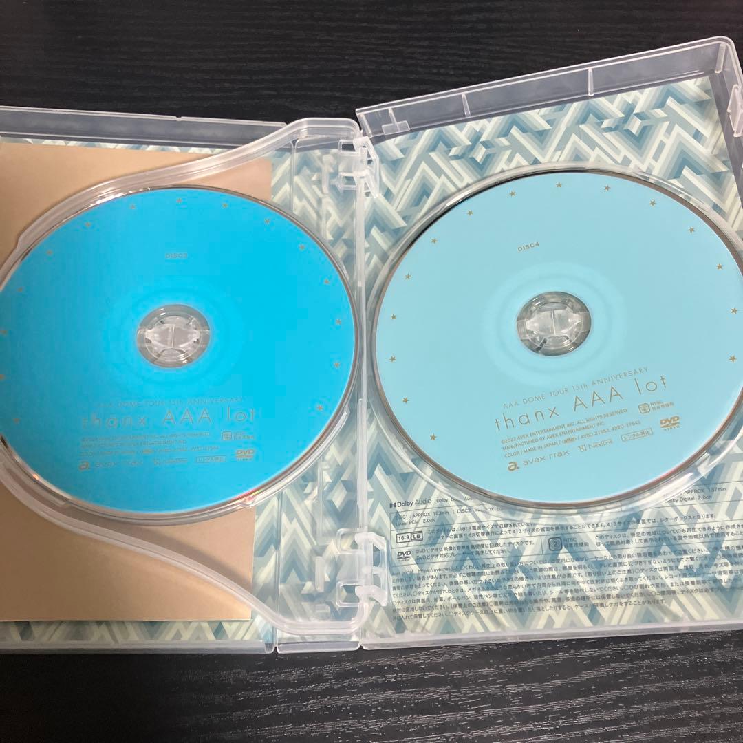 AAA 15th -thanx AAA lot- DVD 4枚組