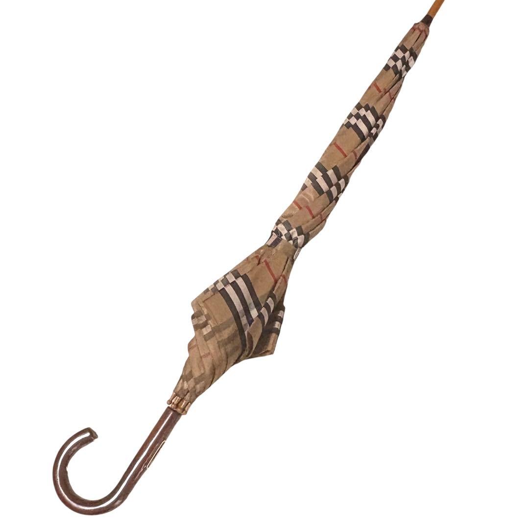 Burberry's☆バーバリーズ☆ノバチェック長傘 雨傘 日よけ 大きめ 人気