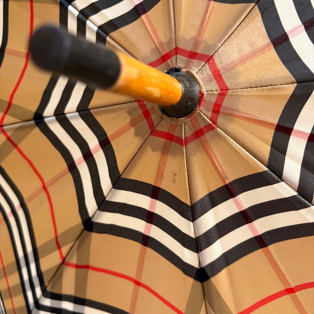 Burberry's☆バーバリーズ☆ノバチェック長傘 雨傘 日よけ 大きめ 人気