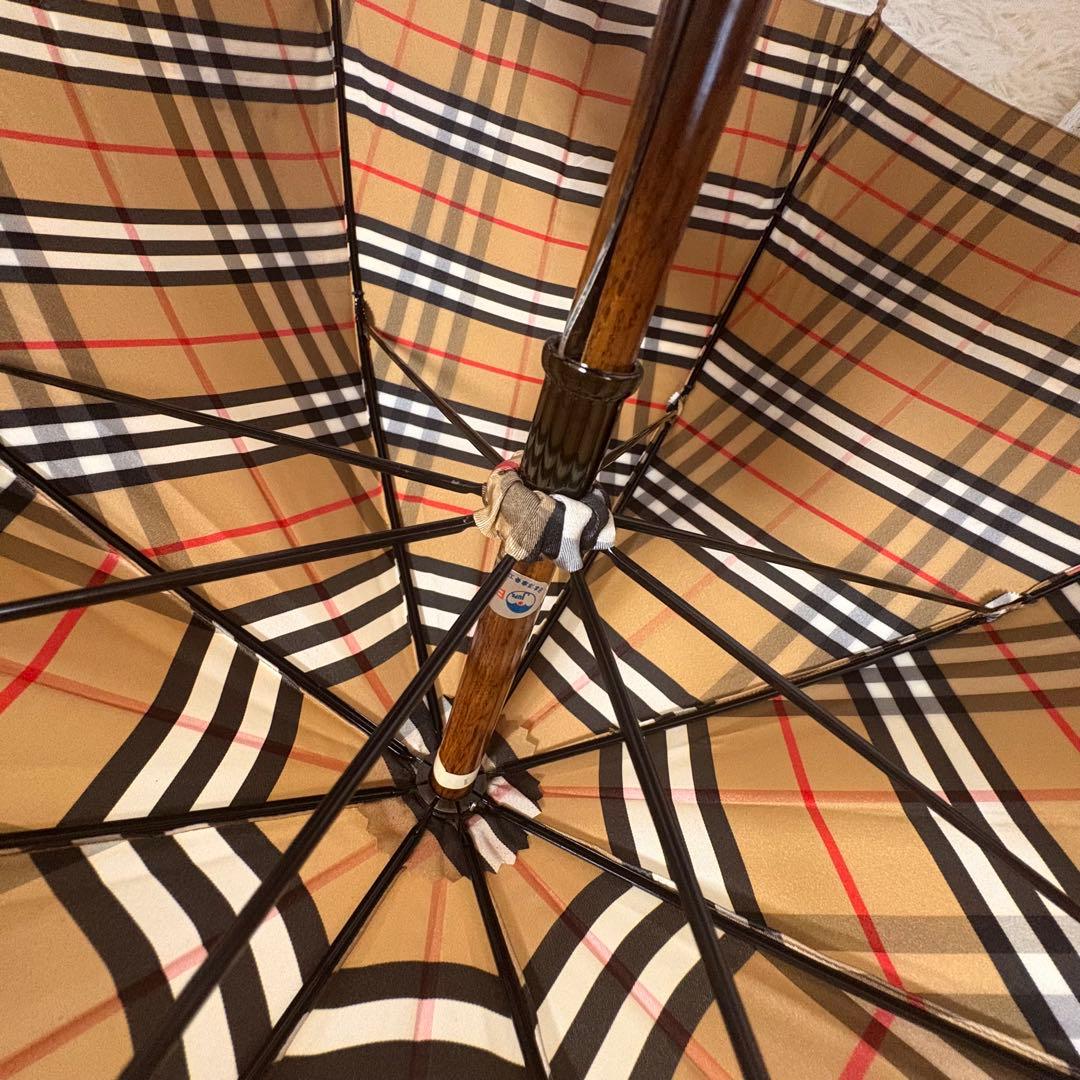 Burberry's☆バーバリーズ☆ノバチェック長傘 雨傘 日よけ 大きめ 人気