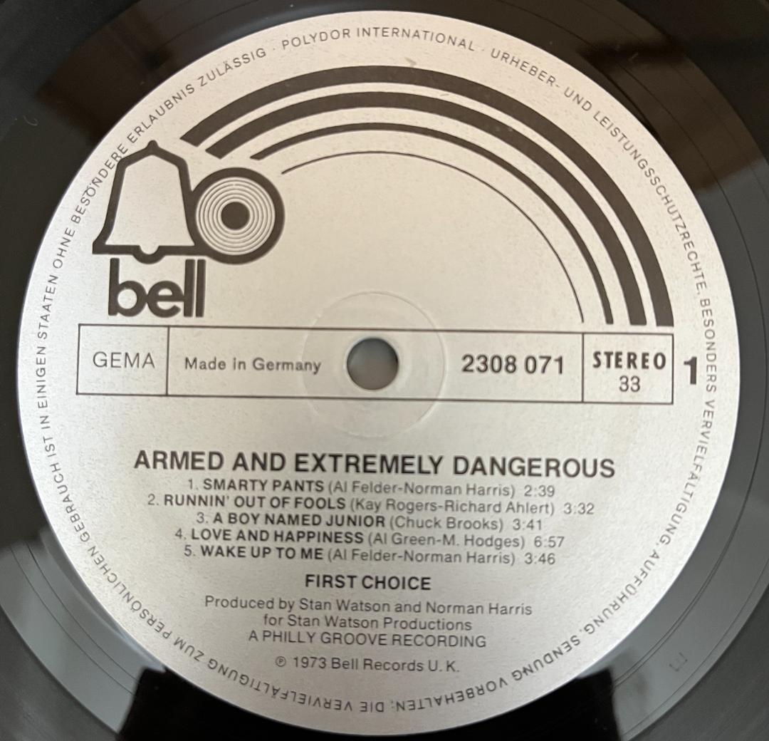 洋楽 LP FIRST CHOICE ARMED AND EXTREMELY