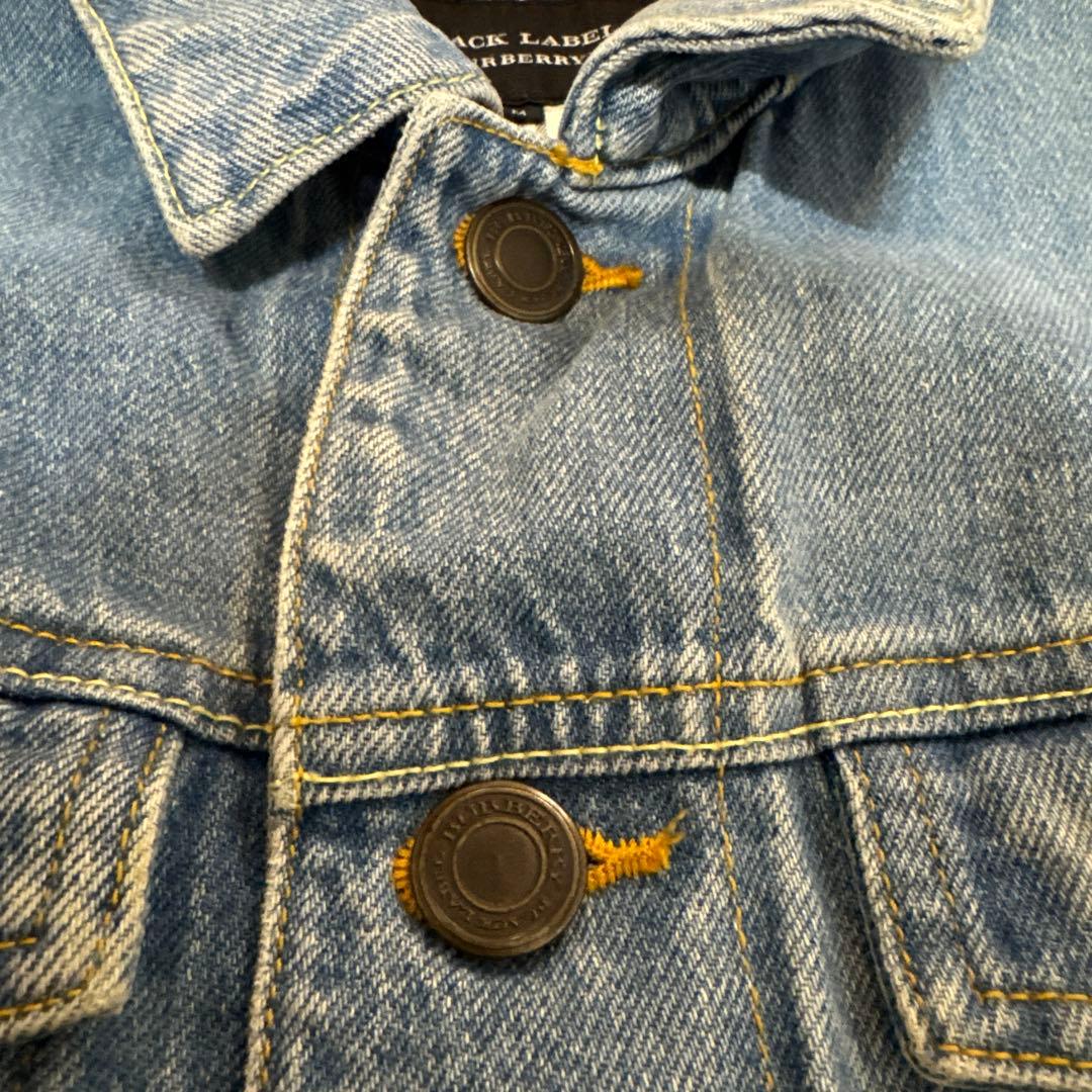 美品 M バーバリーブラックレーベル デニムジャケット 秋 アウター ジージャン