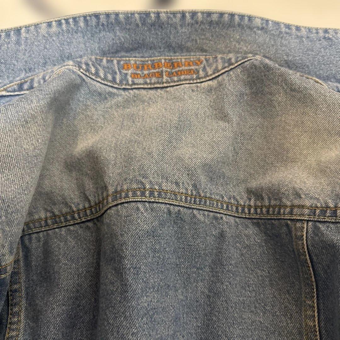 美品 M バーバリーブラックレーベル デニムジャケット 秋 アウター ジージャン