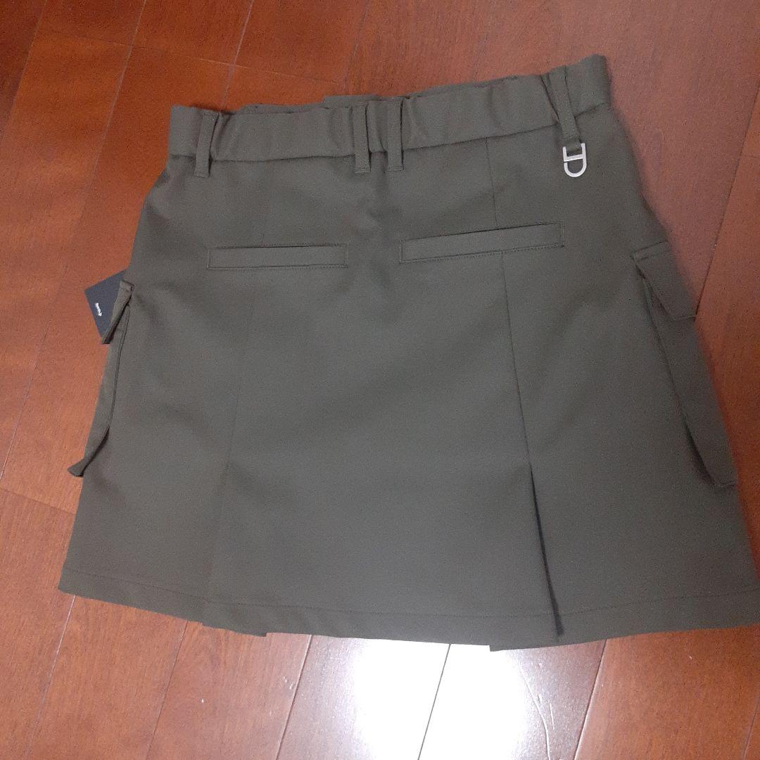 新品8YARDS レディース ゴルフスカート 　オリーブグリーンM