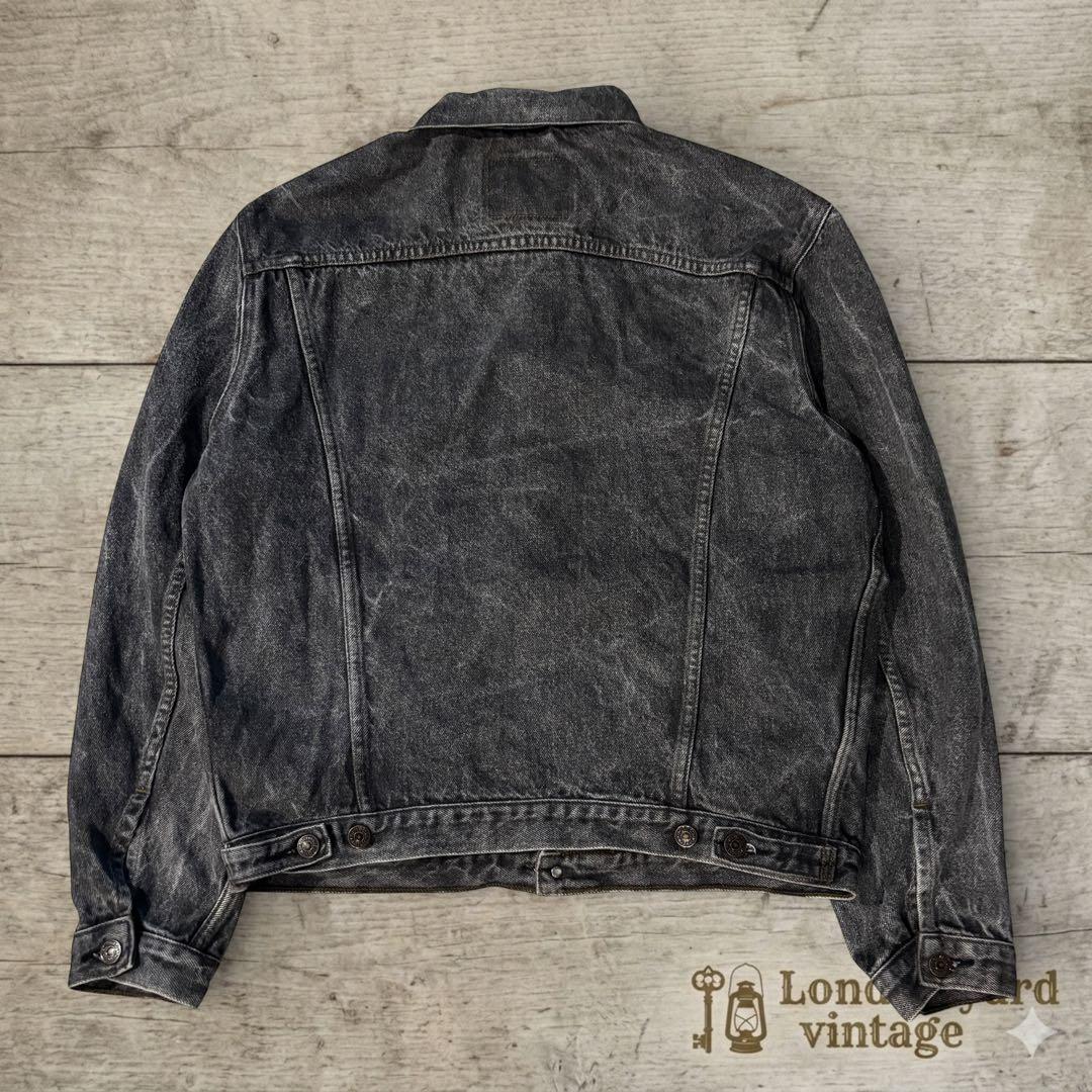 【先染めブラック】Levi’s 70503デニムジャケット 90年製 L#802