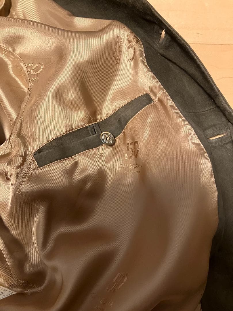 【極美品】CINQUANTA チンクアンタ スエードドライビングブルゾン 46