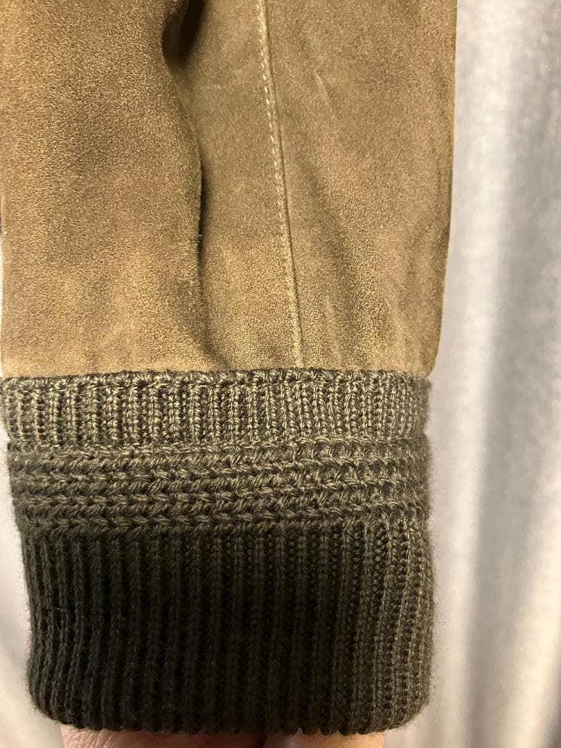 【極美品】CINQUANTA チンクアンタ スエードドライビングブルゾン 46