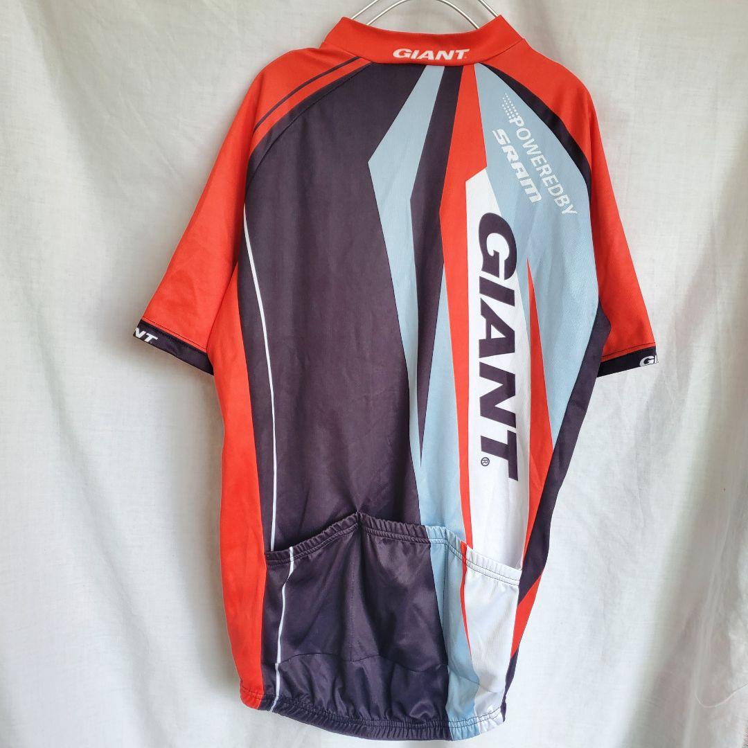 GIANT ジャイアント サイクルジャージ 自転車 フルジップ