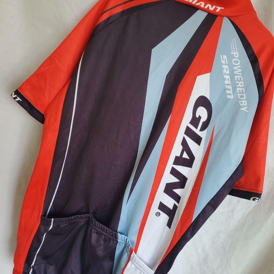 GIANT ジャイアント サイクルジャージ 自転車 フルジップ