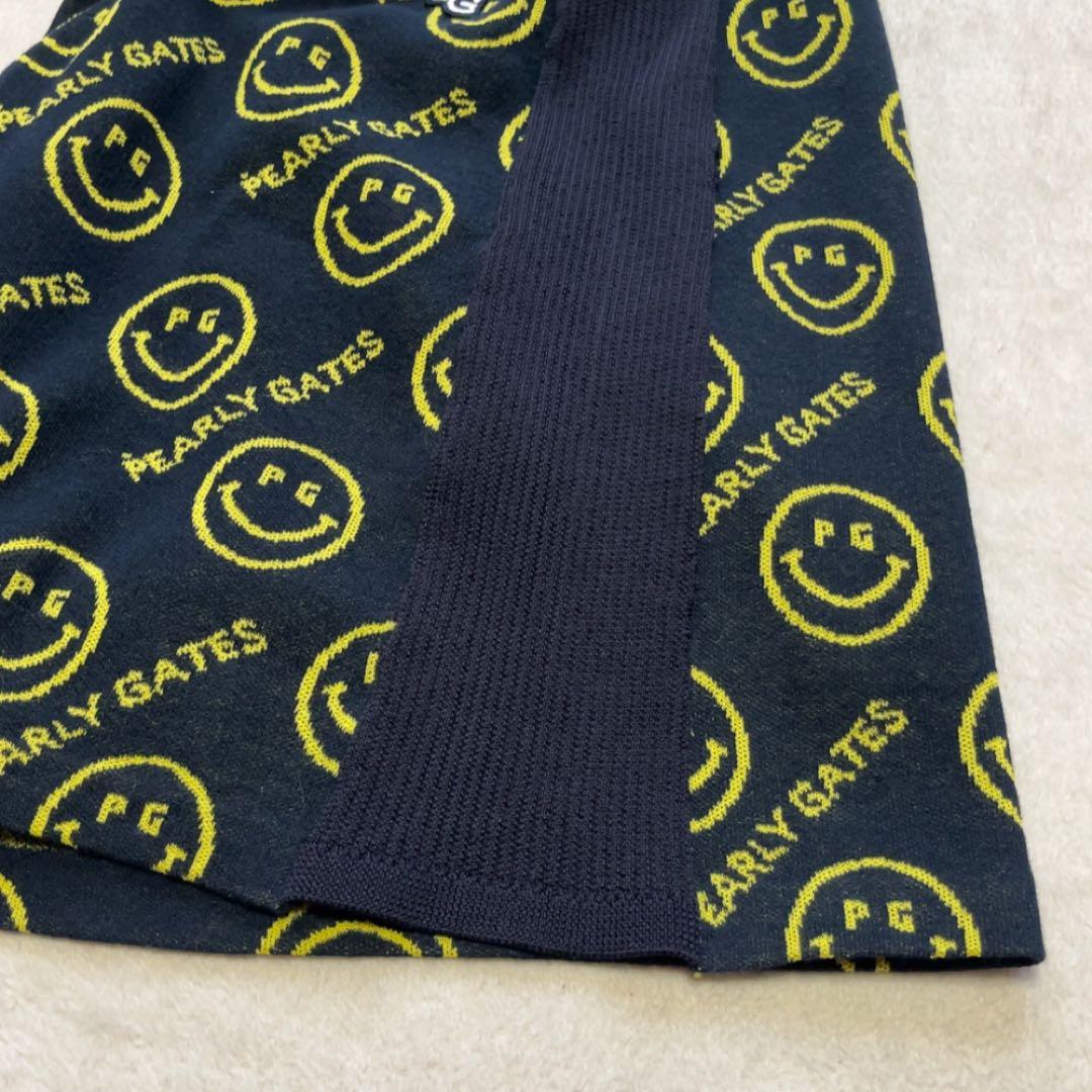 極美品　パーリーゲイツ　ニコ　スマイル　セットアップ ニット　スカート