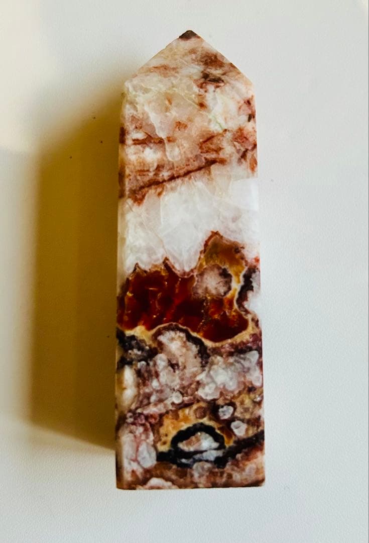 天然石 マネーアゲート スフィア タワー 等 全5点 繁栄・金運 新品未使用