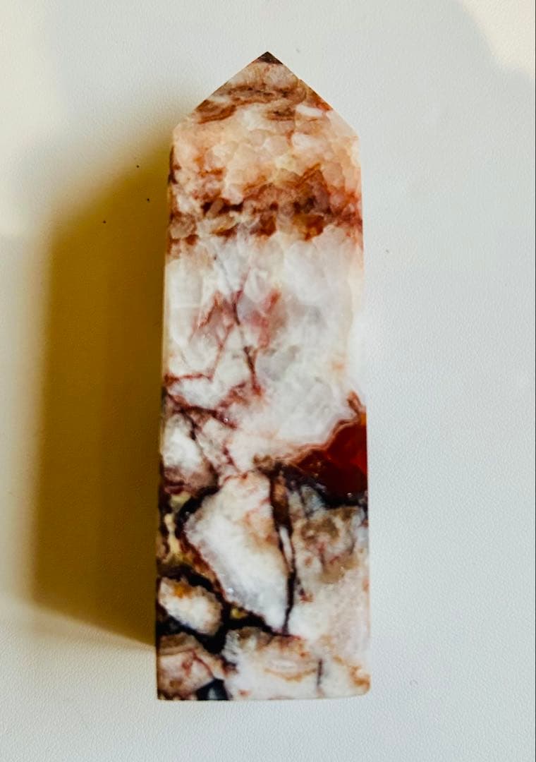 天然石 マネーアゲート スフィア タワー 等 全5点 繁栄・金運 新品未使用