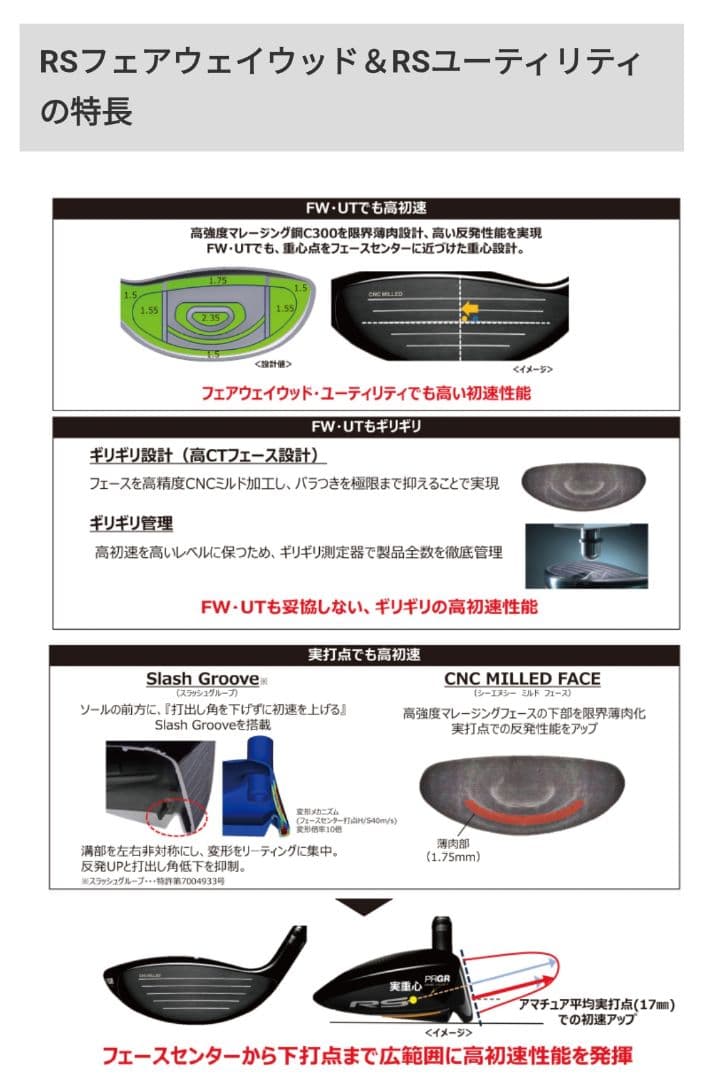 《美品》RSジャスト フェアウェイウッド 5W SR プロギア