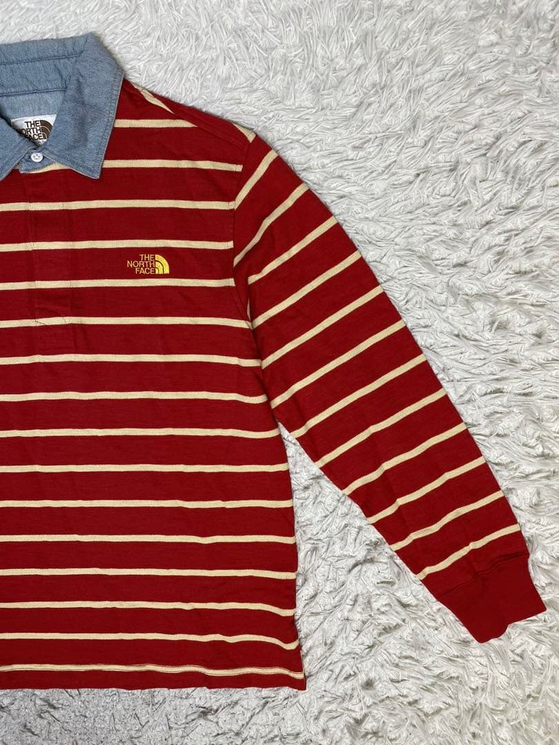 THE NORTH FACE ラガーシャツ XL ボーダー