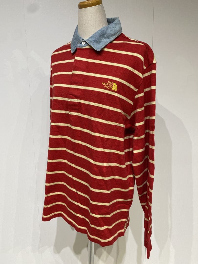 THE NORTH FACE ラガーシャツ XL ボーダー