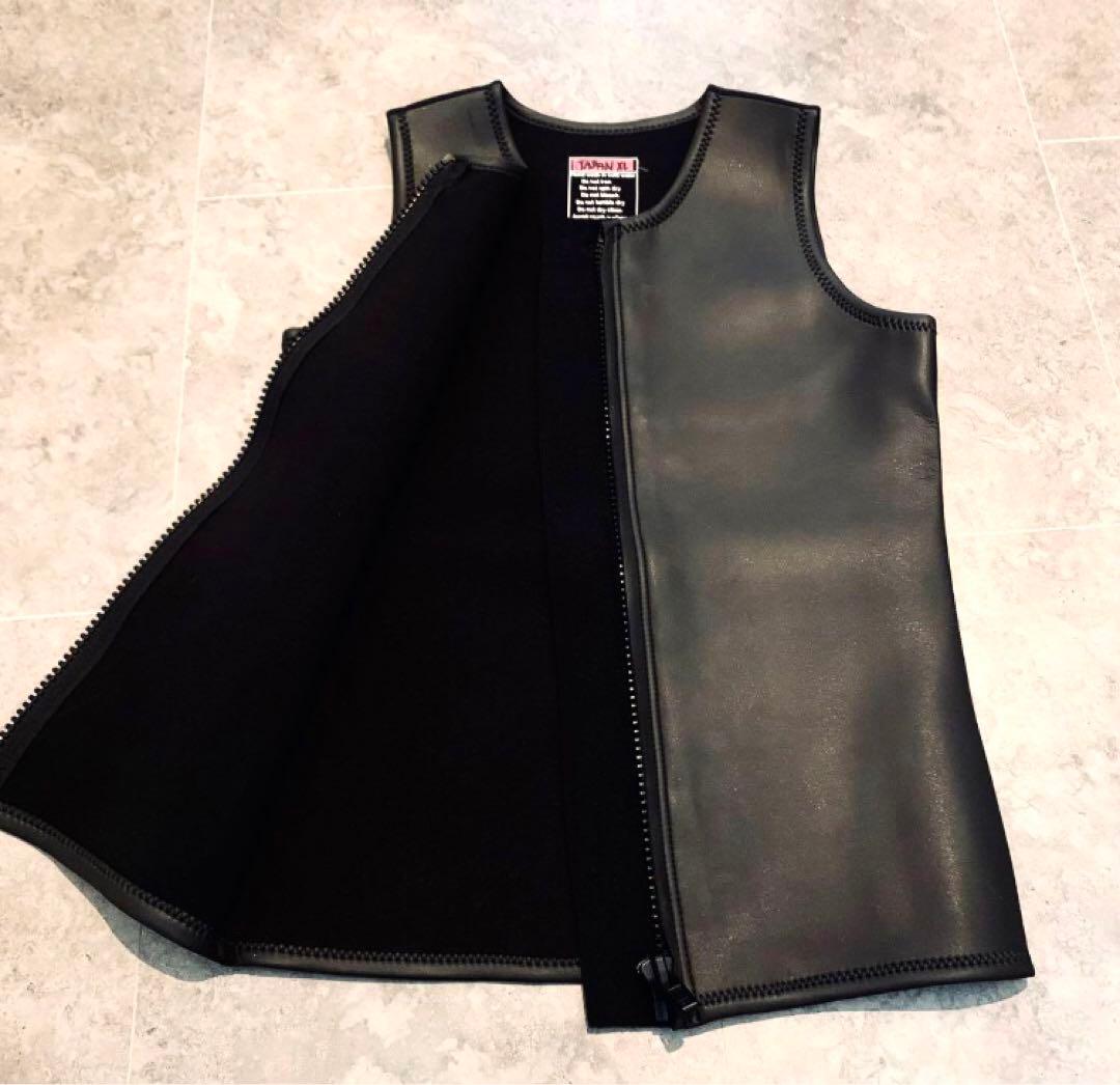 Lサイズ 国産 ウェットスーツ ベスト ウエットスーツ ノースリーブ