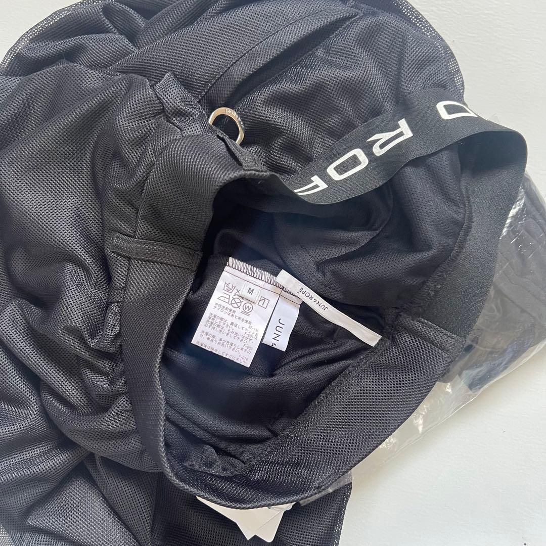 【新品】JUN&ROPE ジュンアンドロペ　セットアップ　メッシュ　ゴルフ　白黒