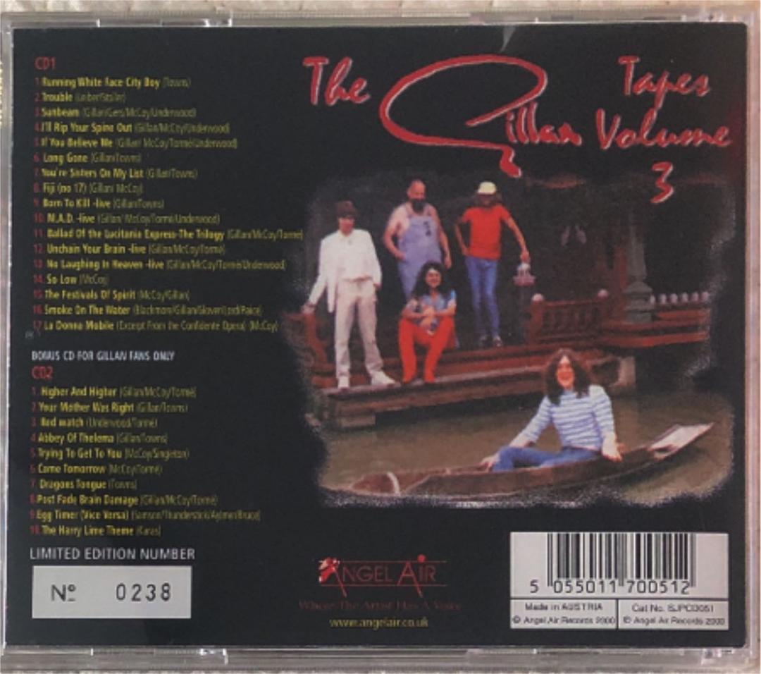 2CD！Gillan - The Tapes Volume 3