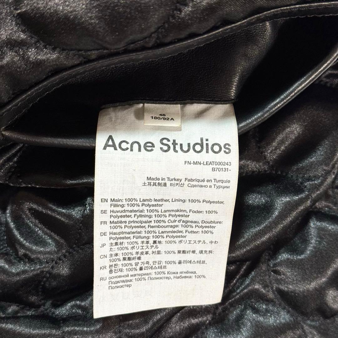 【未使用級】ACNE STUDIOS EMBOSSED LEATHER 登坂広臣