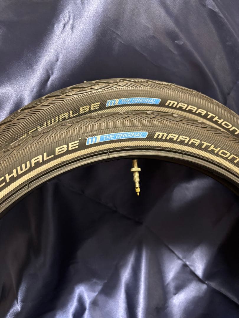 【低走行】アレックスリムズDA16ポリッシュ32穴 & 18タイヤ　前後セット