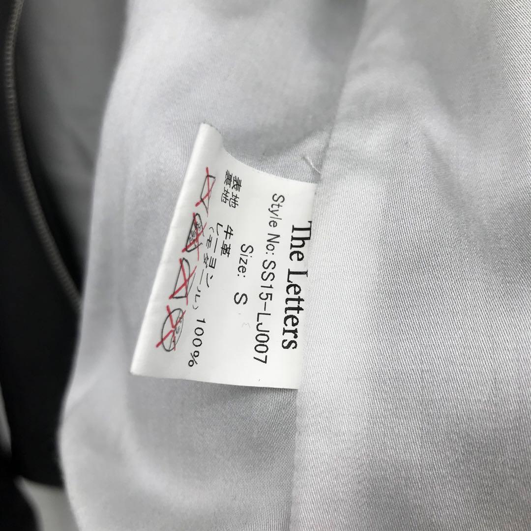 THE LETTERS ウエスタンジャケット　S　牛革