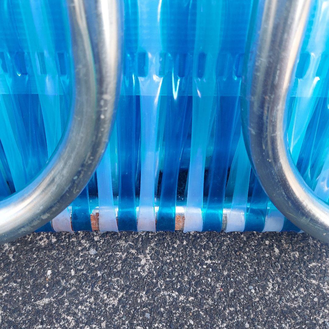 昭和レトロ　サマーベッド　ビーチベッド　ボンボンベッド　折り畳みベッド