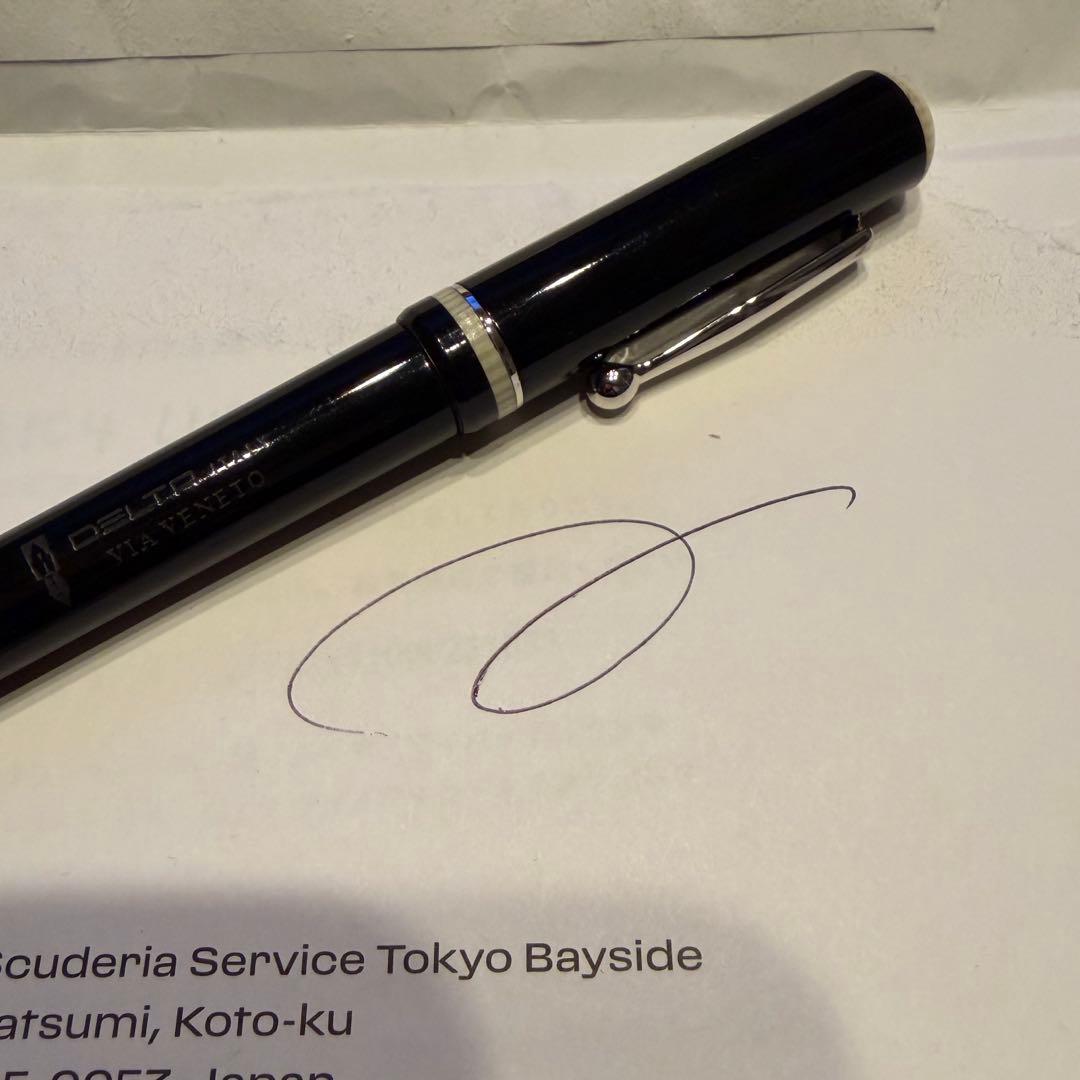 ★希少！美品‼️DELTA デルタ社★VIA VENETOボールペン 純正芯付‼️