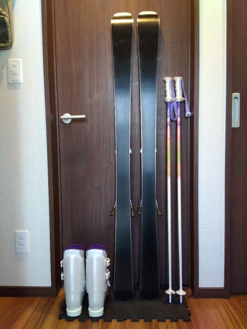 ✨️綺麗✨️KAZAMA 学生・レディース用 スキーセット メンテ・WAX済み✔