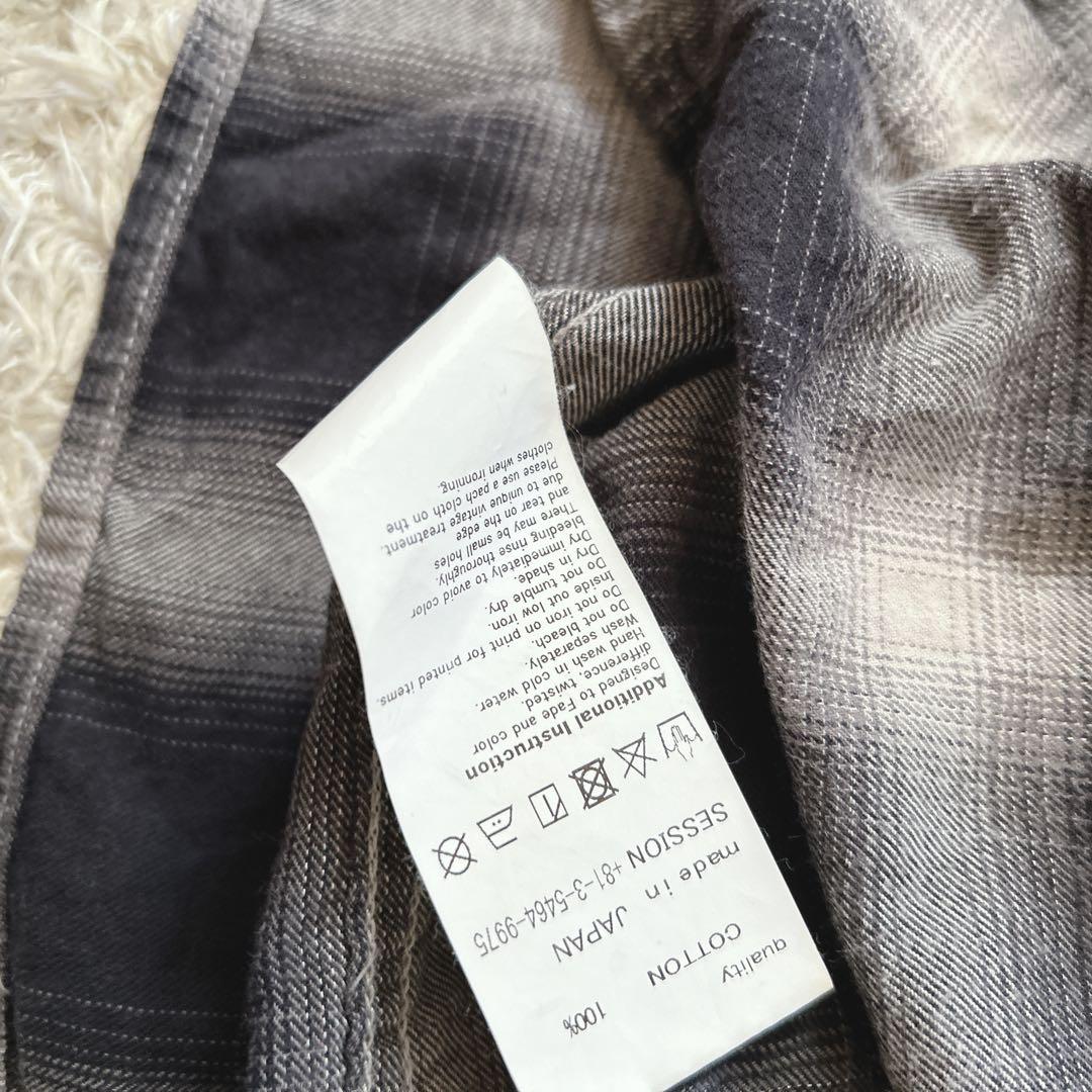 ガリャルダガランテ 別注 R JUBILEE オンブレ チェックシャツ 大きめ