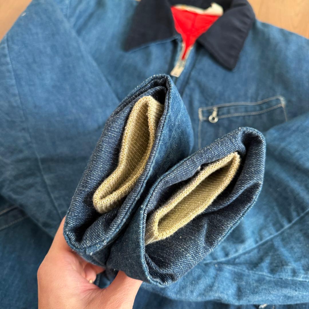 は*く様 ビッグサイズ ◎ 70s KEY デニム ワークジャケット ビンテージ