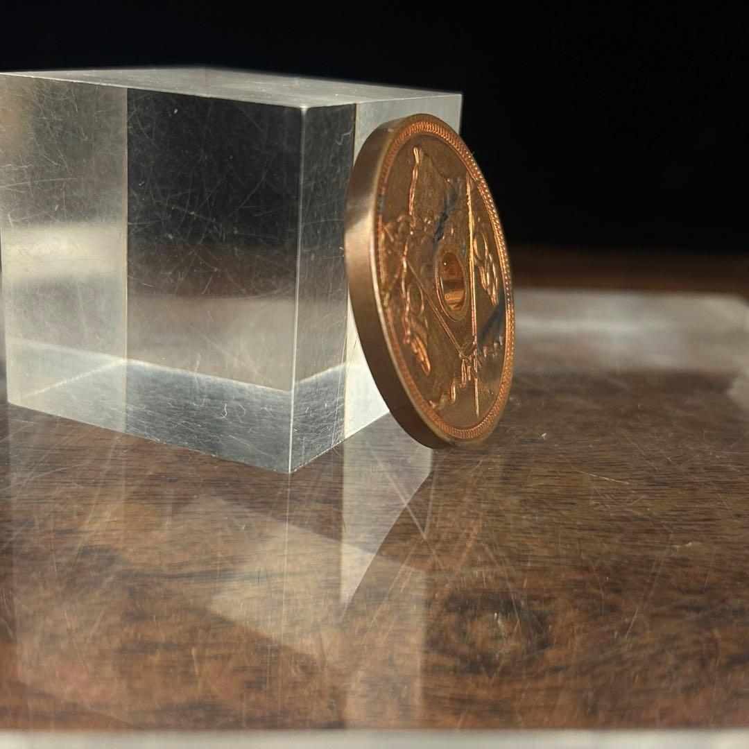 や*う様 古銭14 日本 試作富士旗銭 壹匁銅貨