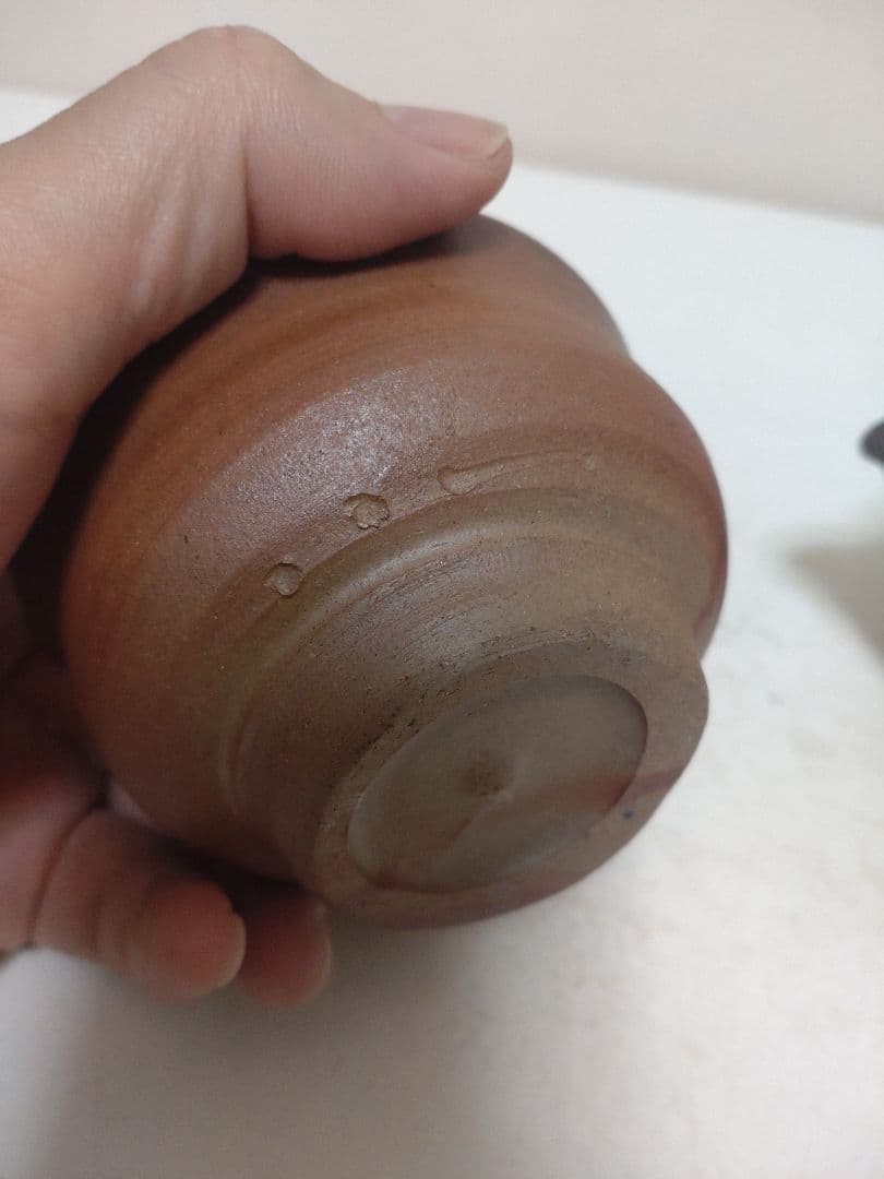 備前焼 作家不明 宝瓶&湯冷 煎茶道具 茶道具 急須 茶器