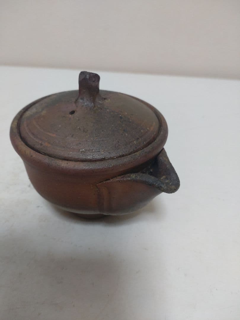 備前焼 作家不明 宝瓶&湯冷 煎茶道具 茶道具 急須 茶器