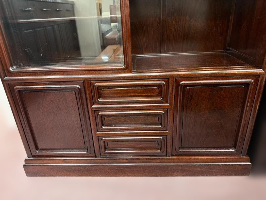 花梨　和茶棚　民芸家具　戸棚　カリン　飾り棚　棚　たな　和風　和室　書斎　伝統