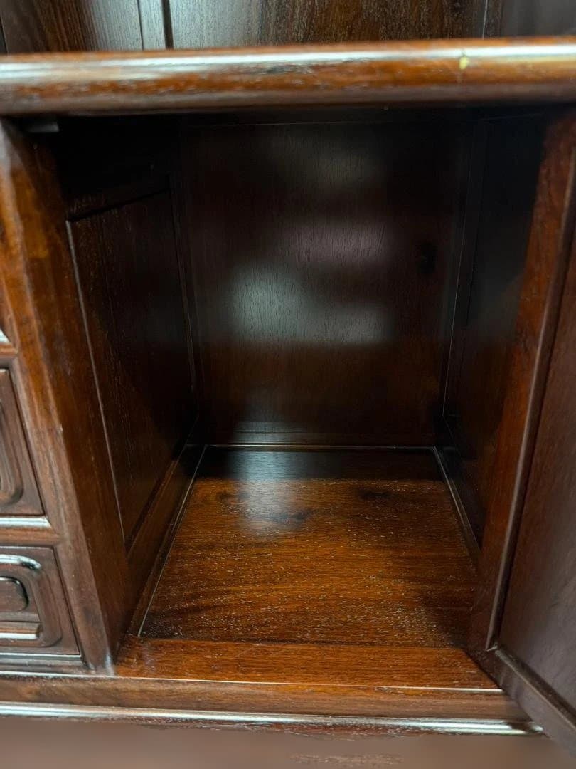 花梨　和茶棚　民芸家具　戸棚　カリン　飾り棚　棚　たな　和風　和室　書斎　伝統