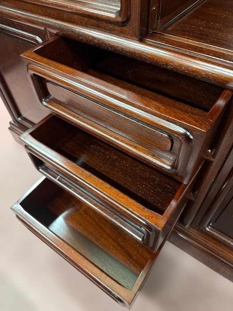 花梨　和茶棚　民芸家具　戸棚　カリン　飾り棚　棚　たな　和風　和室　書斎　伝統