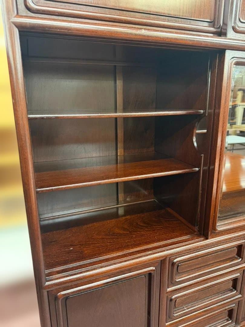 花梨　和茶棚　民芸家具　戸棚　カリン　飾り棚　棚　たな　和風　和室　書斎　伝統