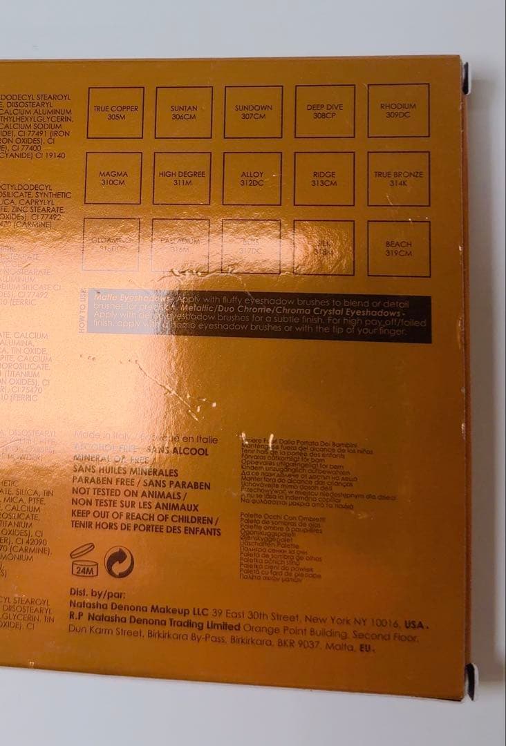 アイシャドウ Natasha Denona-Bronze palette