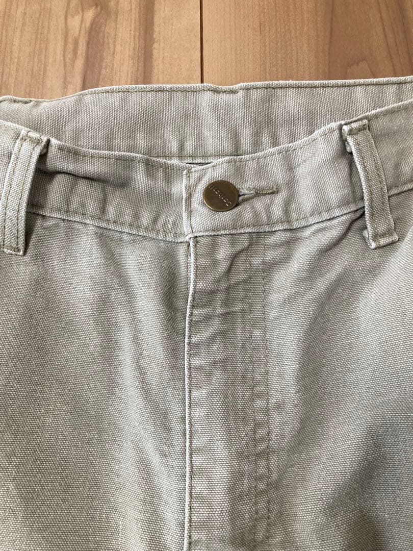 リ*ケ様 Carhartt ダック地 ペインターパンツ　33×34 グレージュ