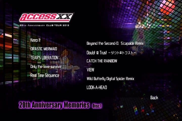 access 20th Anniversary DVD★浅倉大介 貴水博之