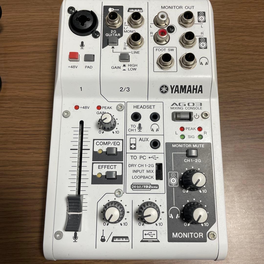 よ*様 【ケーブル付き】YAMAHA AG03 ミキシング・コンソール