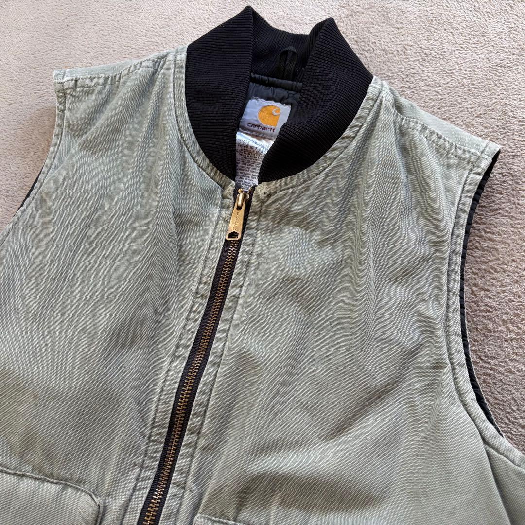 A*i様 ★USA古着★ Carhartt キルティングジップアップベスト