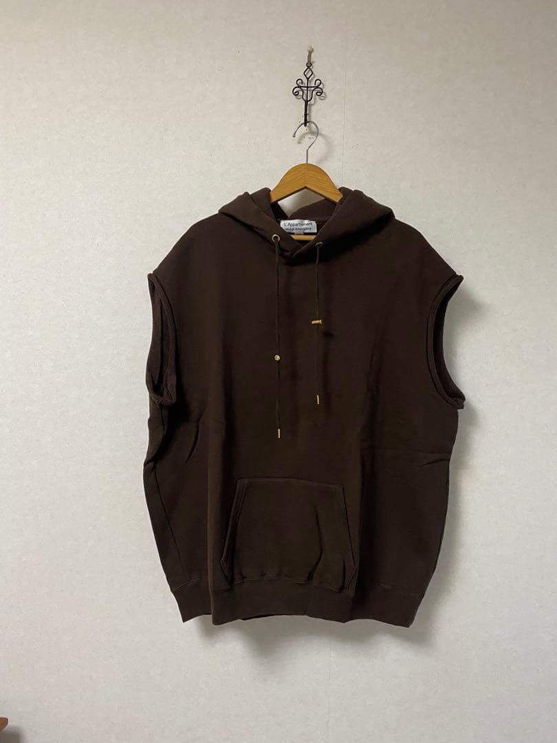 km　別注 Americana アメリカーナフーデッドパーカーブラウン